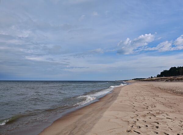 Stara pocztówka — plaża